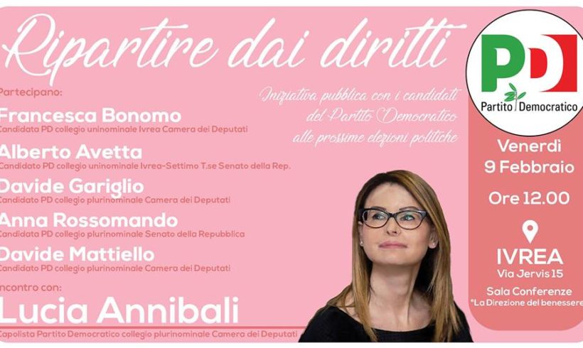 Iniziativa pubblica Candidati PD alle politiche