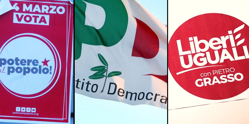 Primi commenti politici a sinistra dopo il voto del 4 marzo