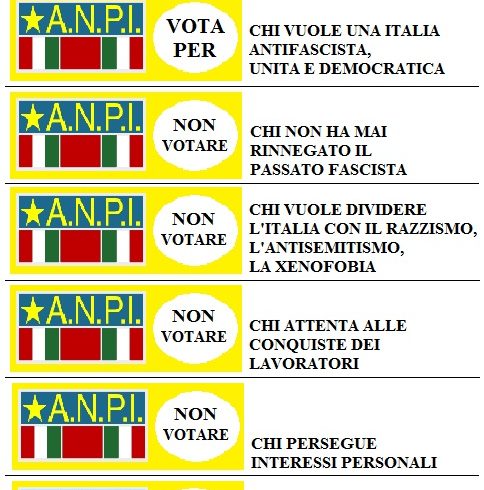 Il voto del 4 marzo e l’appello dell’ANPI: una riflessione personale