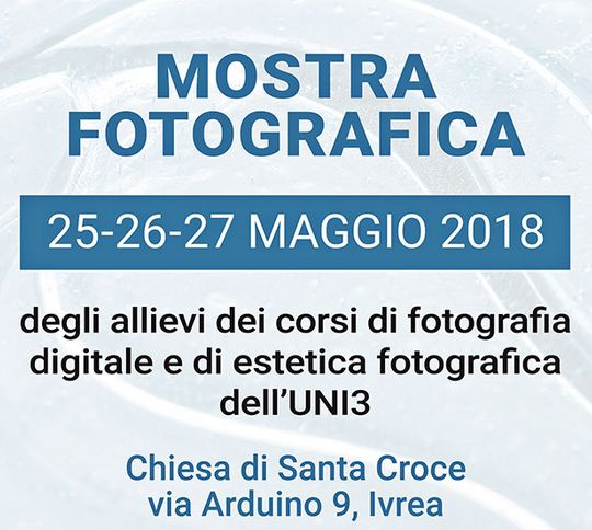 Mostra collettiva degli allievi dei corsi avanzati di fotografia dell’UNI3