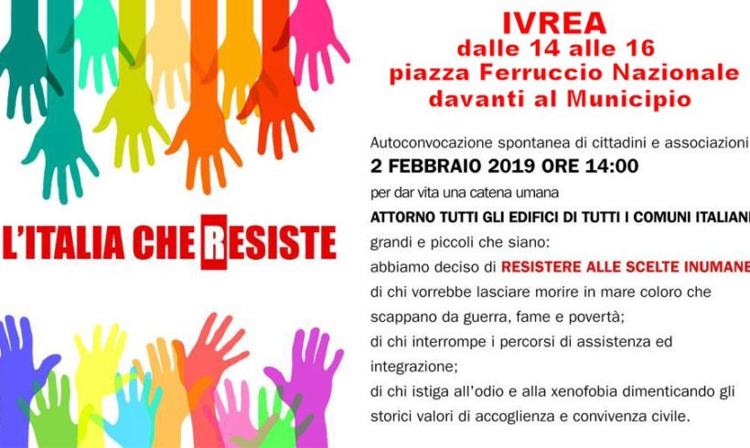 L’Ivrea che resiste sabato 2 febbraio in piazza