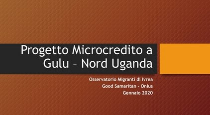L’osservatorio Migranti invita a sostenere il microcredito Gulu