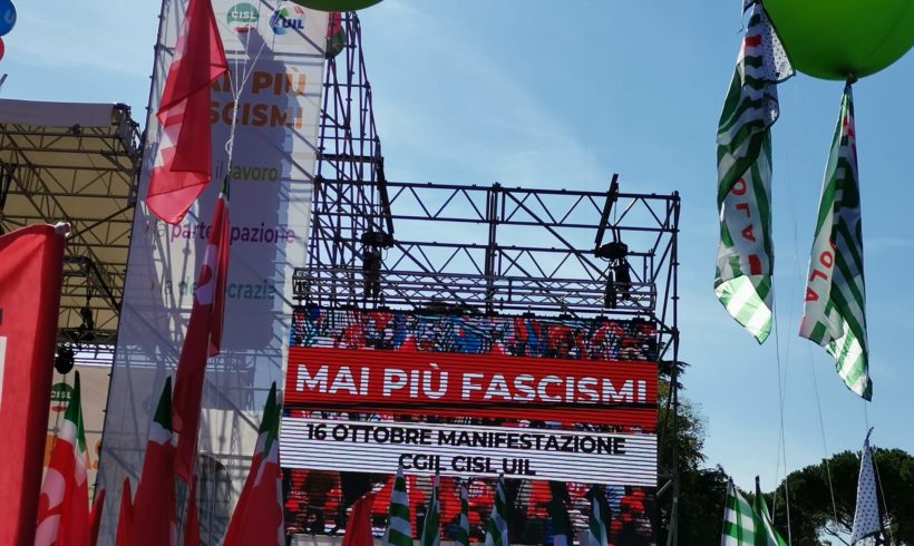 Sabato a Roma la risposta all’assalto fascista è stata forte e chiara