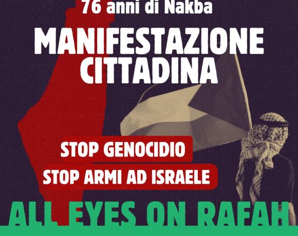 ALL EYES ON RAFAH, manifestazione a Torino sabato 18 maggio