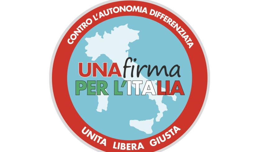Una firma per l’Italia – Unita Libera Giusta