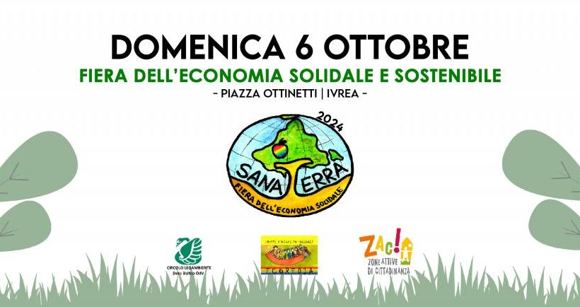 Domenica 6 ottobre torna Sanaterra, la fiera dell’economia solidale e sostenibile