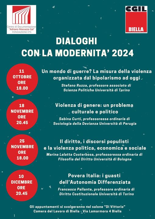 Dialoghi con la modernità