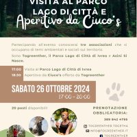 Tre associazioni al Parco Lago di città