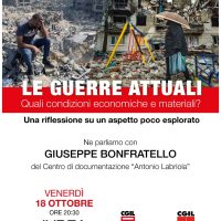 Le guerre attuali. Quali condizioni economiche e materiali?