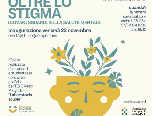 “Oltre lo stigma. Giovani sguardi sulla salute mentale”. Inaugurazione della mostra venerdì 22 novembre, alle ore 17:30 allo ZAC!