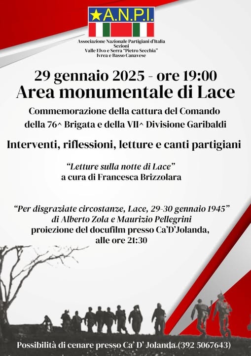 Commemorazione a Lace