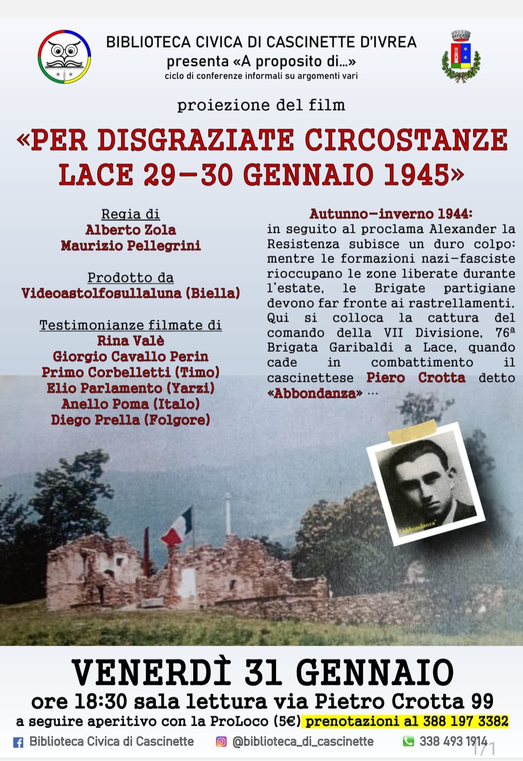 Per disgraziate circostanze