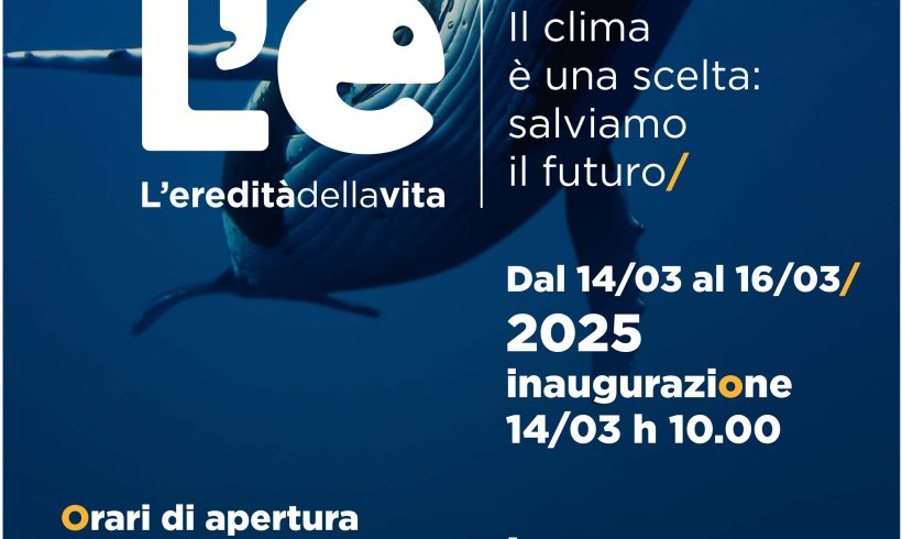 L’eredità della vita, contro il cambiamento climatico