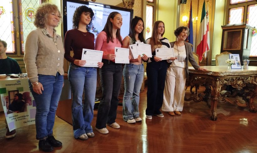 Premiate in Sala dorata le migliori foto del concorso di Intercultura “Così vedo l’Italia”