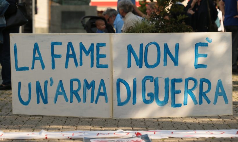 La fame non può essere un’arma di guerra. La fame non può essere un’arma di guerra.