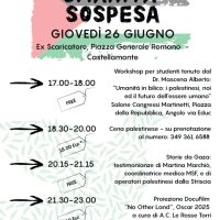 Umanità sospesa, a Castellamonte una giornata per la Palestina