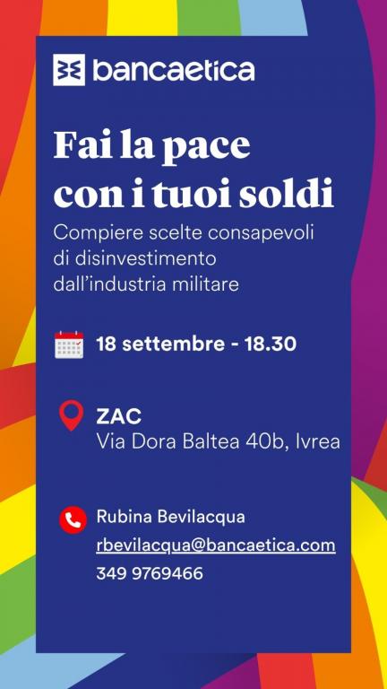 Incontro con Banca Etica