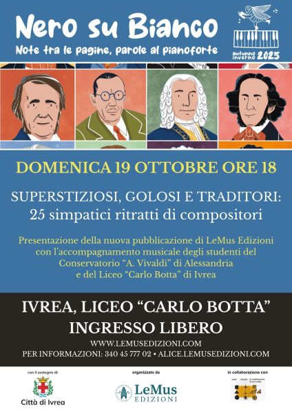 Superstiziosi, golosi e traditori: 25 simpatici ritratti di compositori