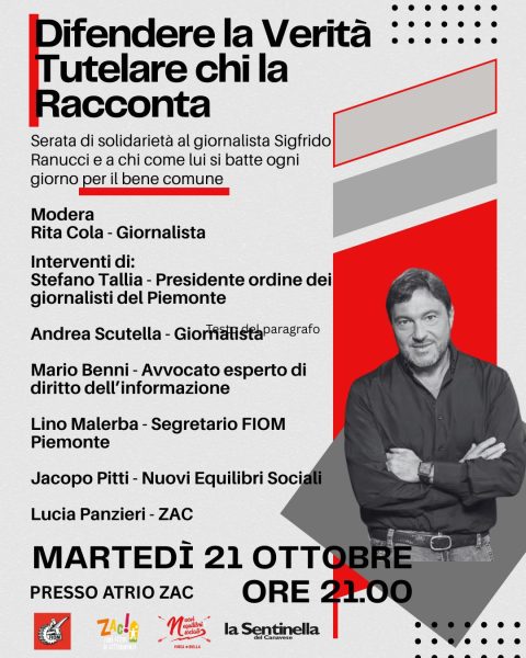 Difendere la libertà, tutelare chi la racconta