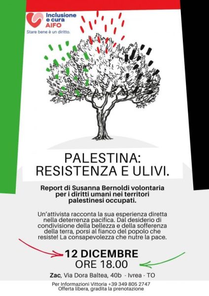 Palestina: resistenza e ulivi