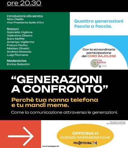 Generazioni a confronto Generazioni a confronto