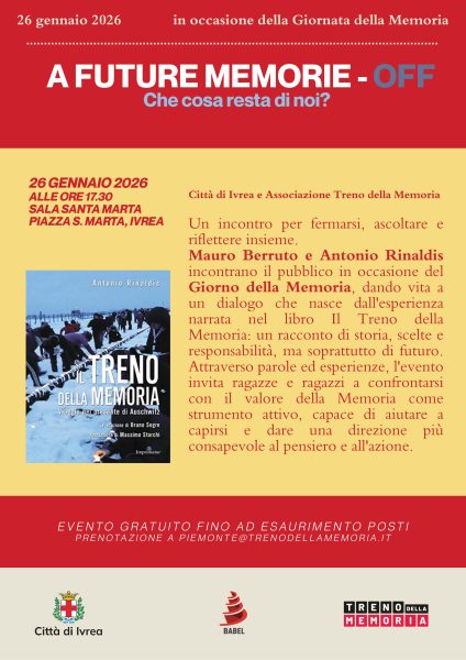 Treno della memoria, con Antonio Rinaldis e Mauro Berruto