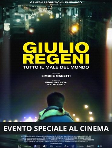 “Giulio Regeni. Tutto il male del mondo” evento speciale al cinema Splendor Boaro il 5 e 6 febbraio