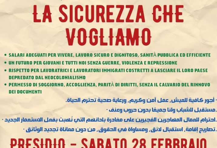 Economia di guerra e tagli ai diritti: la “sicurezza” che uccide e la lotta per la dignità Economia di guerra e tagli ai diritti: la “sicurezza” che uccide e la lotta per la dignità