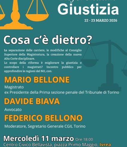 Cosa c’è dietro? Le ragioni del NO con il magistrato Mario Bellone
