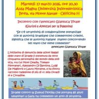 Incontro con l’avvocato Gianluca Vitale di “Giuristi e avvocati per la Palestina”