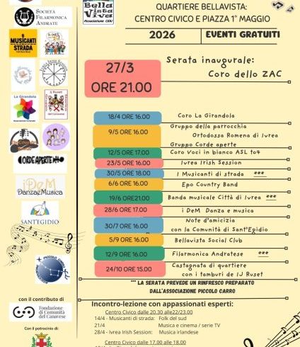 Tutte le musiche a Bellavista Tutte le musiche a Bellavista