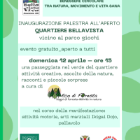 Inaugurazione palestra all'aperto a Bellavista