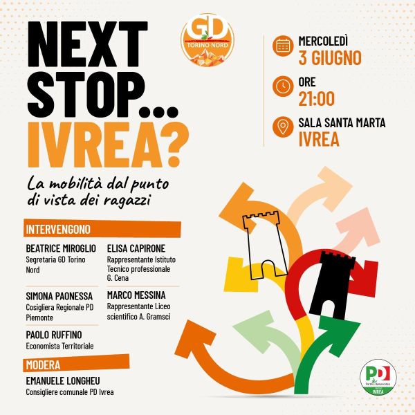 Next stop... Ivrea?