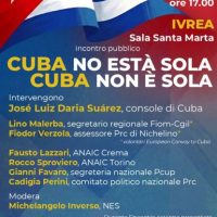 «Cuba non è sola»: a Ivrea un incontro pubblico contro il blocco economico e i “tamburi di guerra”