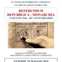Referendum Repubblica - Monarchia. 2 giugno 46- 80° anniversario