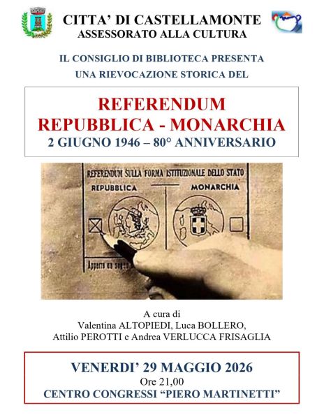 Referendum Repubblica - Monarchia. 2 giugno 46- 80° anniversario