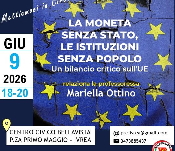 Terzo appuntamento con “Mettiamoci in Circolo!”. Parliamo di Europa Terzo appuntamento con “Mettiamoci in Circolo!”. Parliamo di Europa