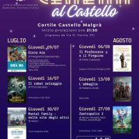 Luglio e agosto al Castello Malgrà con Cinema al castello