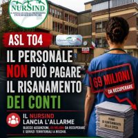 Caos sanità, l’ASL TO4 licenzia i precari. Il Nursind insorge: «Scelta folle, l’assessore Riboldi intervenga»