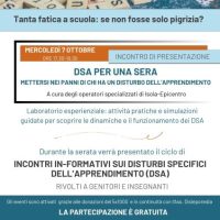 DISTURBI DELL’APPRENDIMENTO, AL VIA A IVREA IL NUOVO CICLO DI INCONTRI PRESSO L’ASSOCIAZIONE ISOLA-EPICENTRO