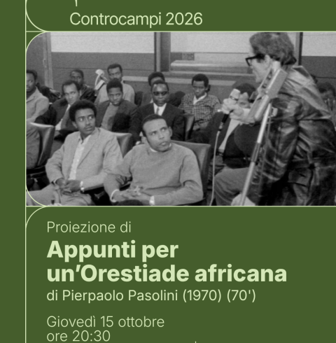 “Appunti per un’Orestiade africana” di Pier Paolo Pasolini al cinema Splendor Boaro di Ivrea